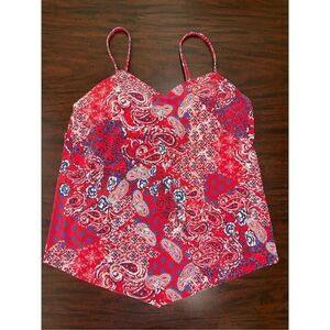 NWT American Beach X Maurices Bandana Print Swim Tankini Size Small